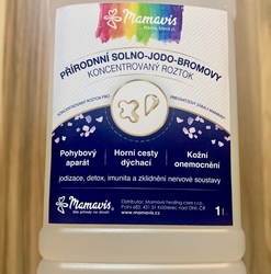 Solno-jodo-bromový přírodní koncentrovaný roztok (pro celotělové a lokální koupele, zábaly, obklady, inhalace, saunování, aerosolová terapie)