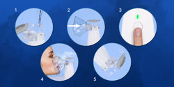 Tichý membránový inhalátor VITAMMY MESH 1 Mesh technologie, USB nabíjení